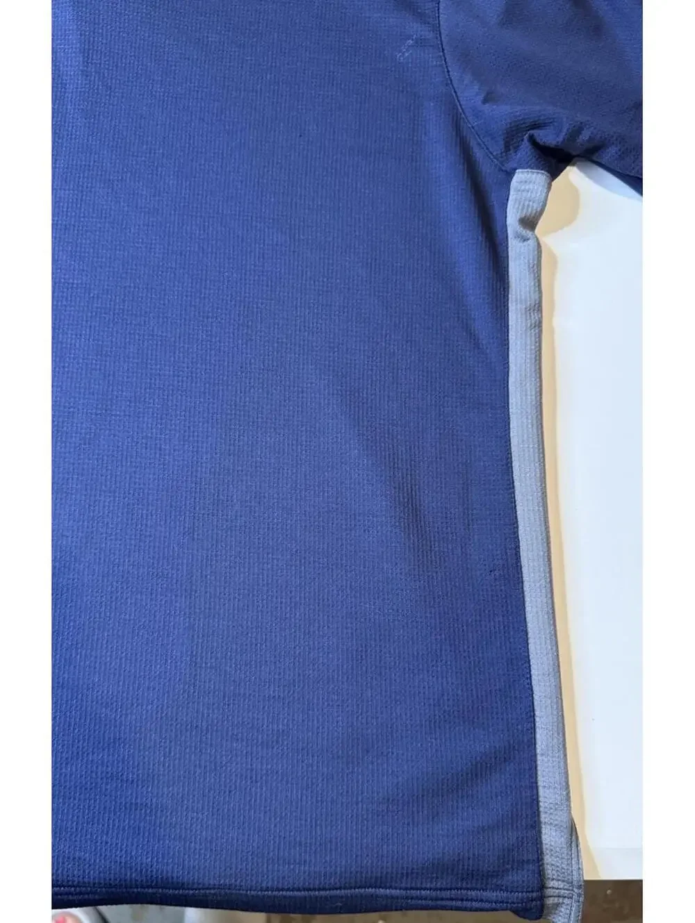Nike Polo Shirt Mens Large Blue Short Sleeve Performance Golf Casual Tennis
